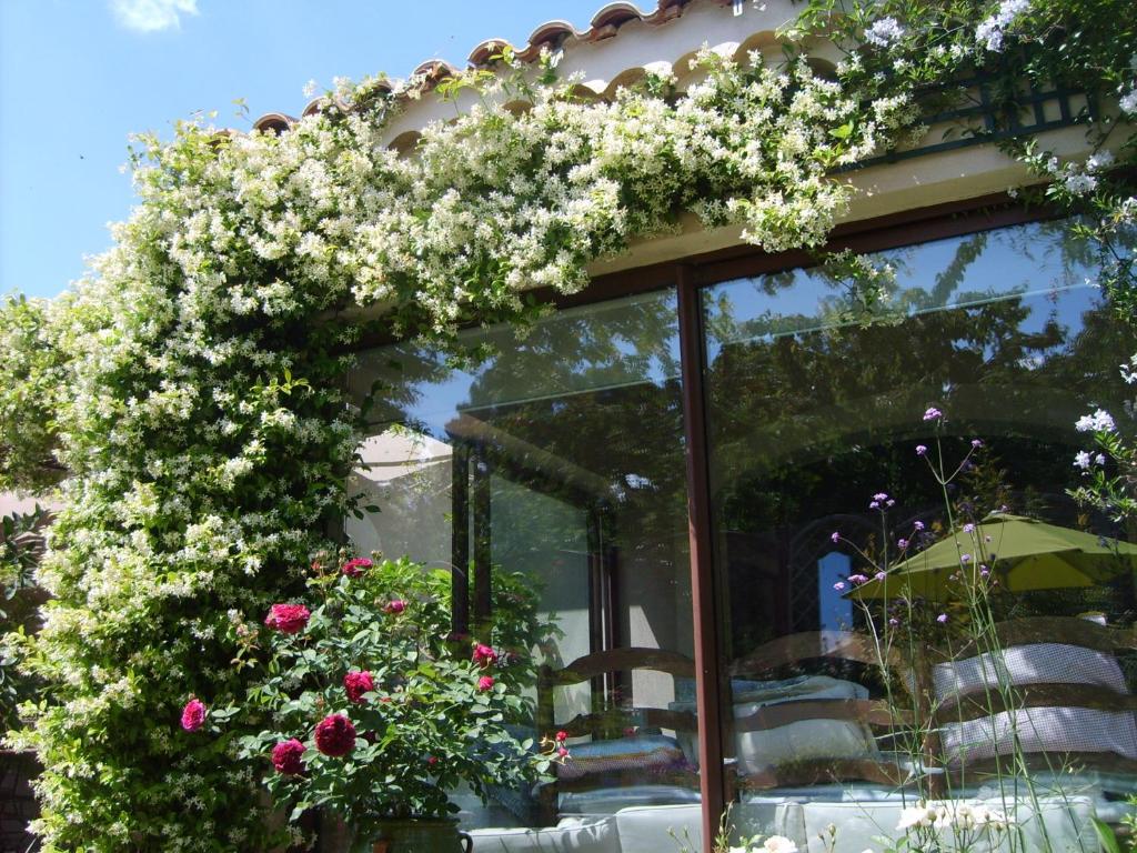 Zahrada ubytování Le Clos Martin