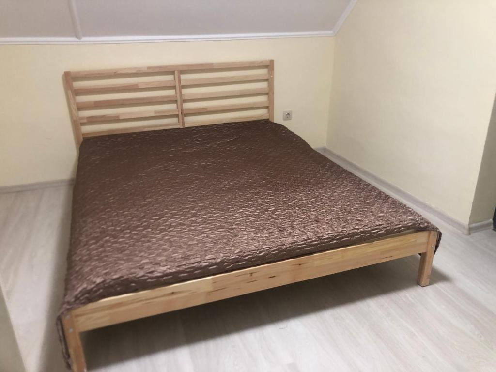 Postel nebo postele na pokoji v ubytování Balatonmáriafürdő nyaraló