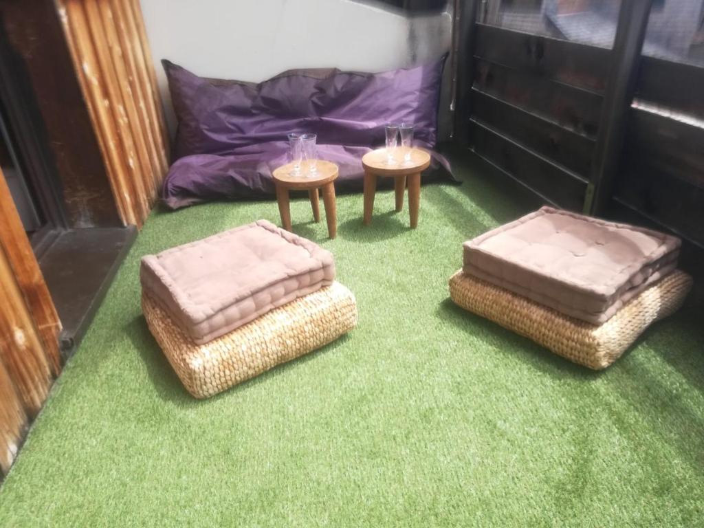 Posezení v ubytování Avoriaz cocooning
