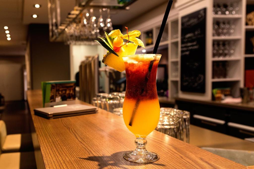 Nápoje v ubytování Hotel Fährhaus