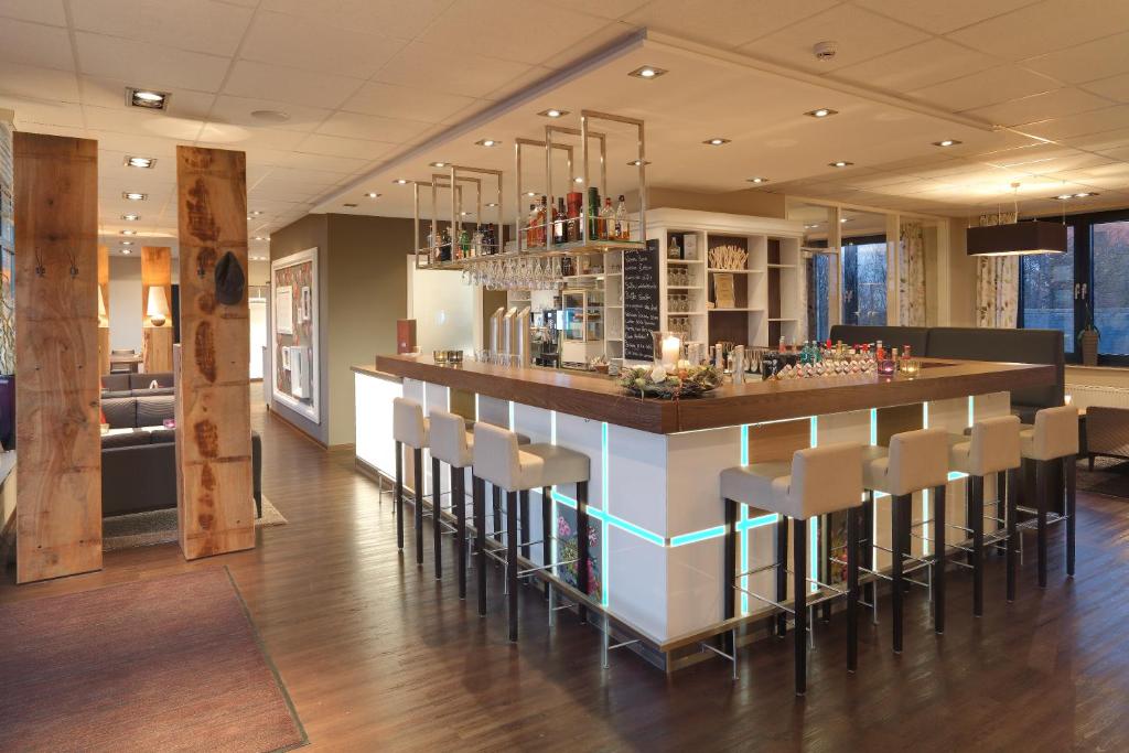 Nápoje v ubytování Hotel Fährhaus