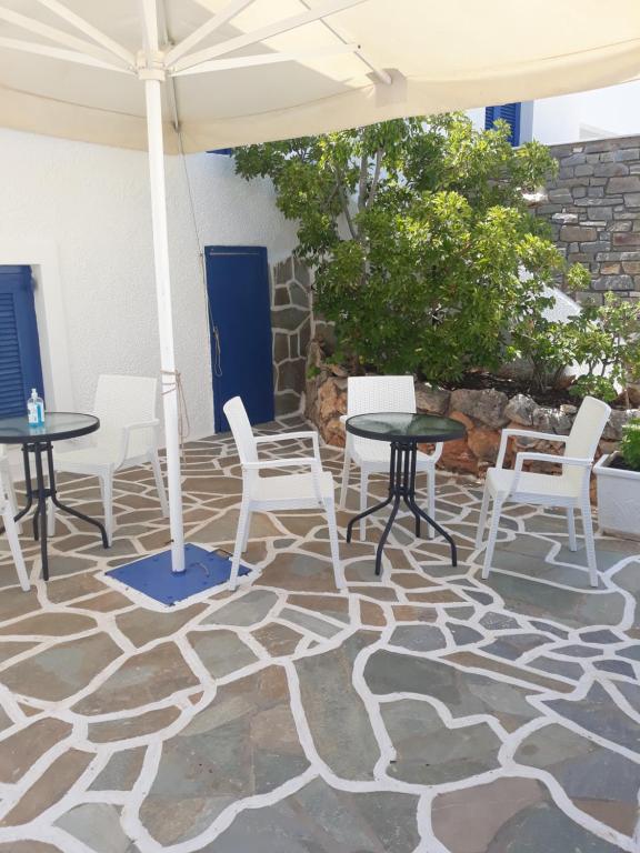 Patio nebo venkovní prostory v ubytování Holidays in Paros