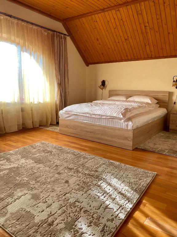 Postel nebo postele na pokoji v ubytování Guest house Mountain View