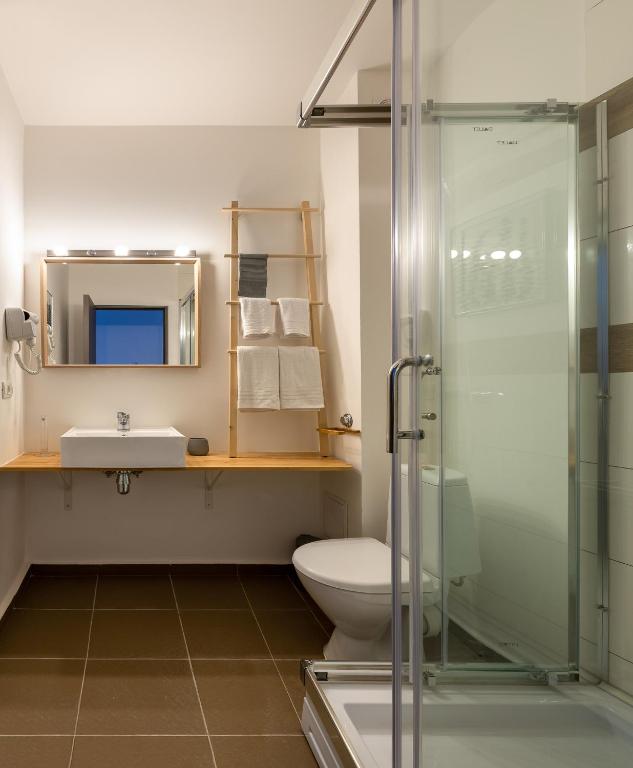 Koupelna v ubytování Lagom Hotel