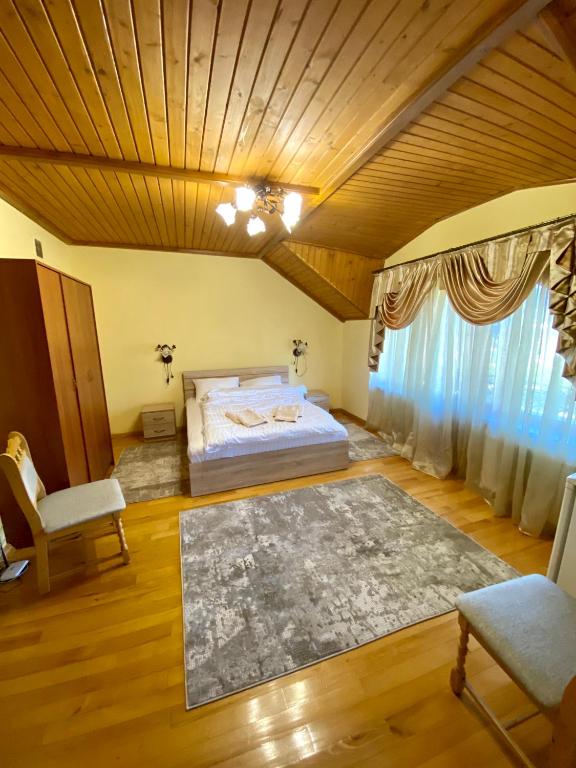 Postel nebo postele na pokoji v ubytování Guest house Mountain View