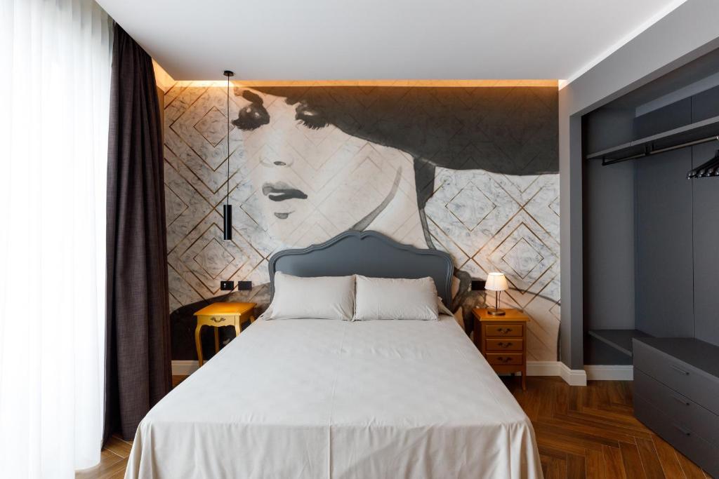 Postel nebo postele na pokoji v ubytování Art Hotel Ventaglio