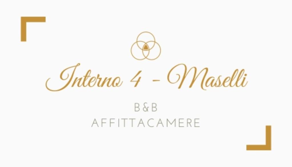 Certifikát, hodnocení, plakát nebo jiný dokument vystavený v ubytování Interno 4 - Maselli