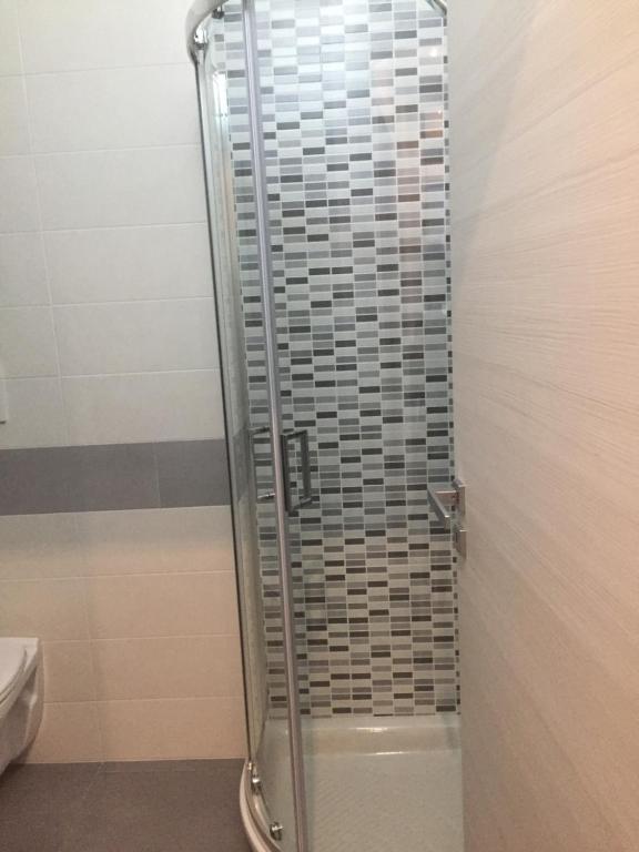 A bathroom at house231