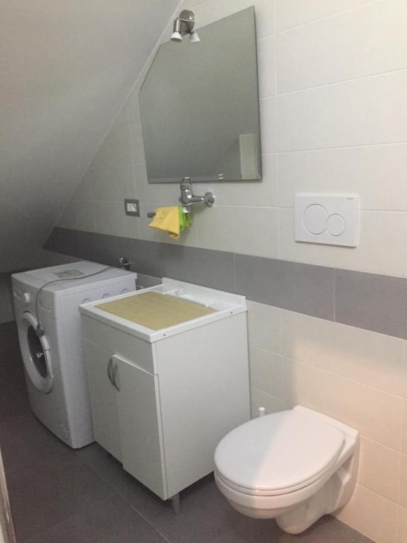 A bathroom at house231