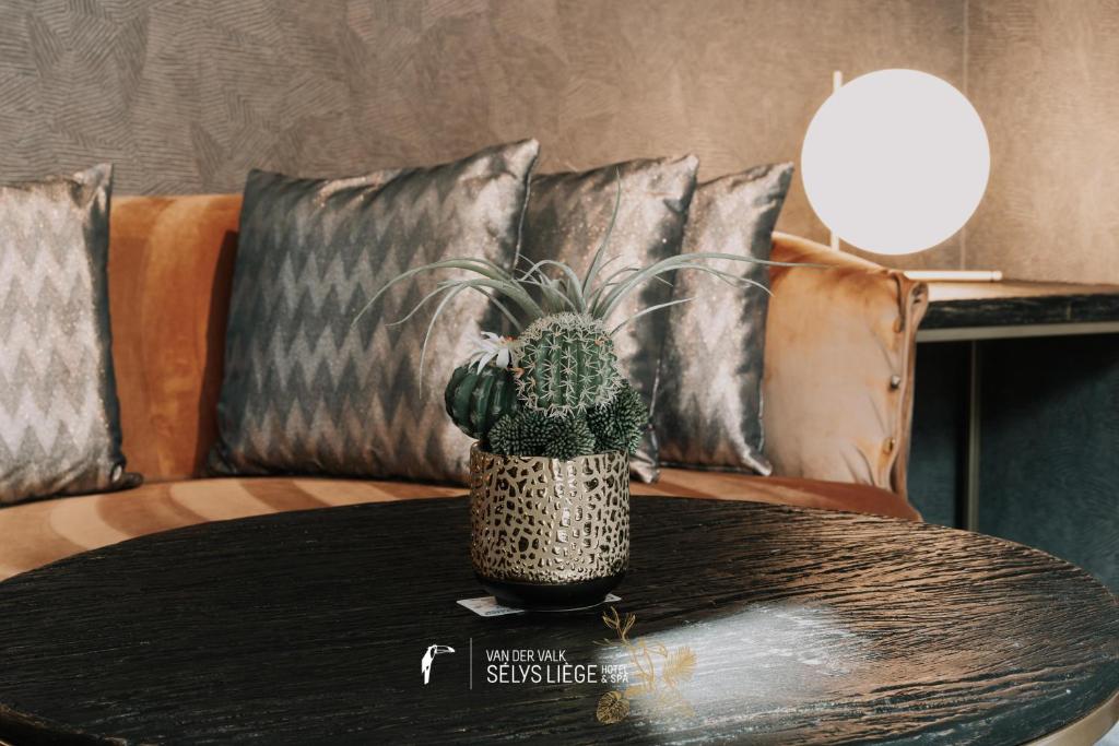 Posezení v ubytování Van Der Valk Sélys Liège Hotel & Spa