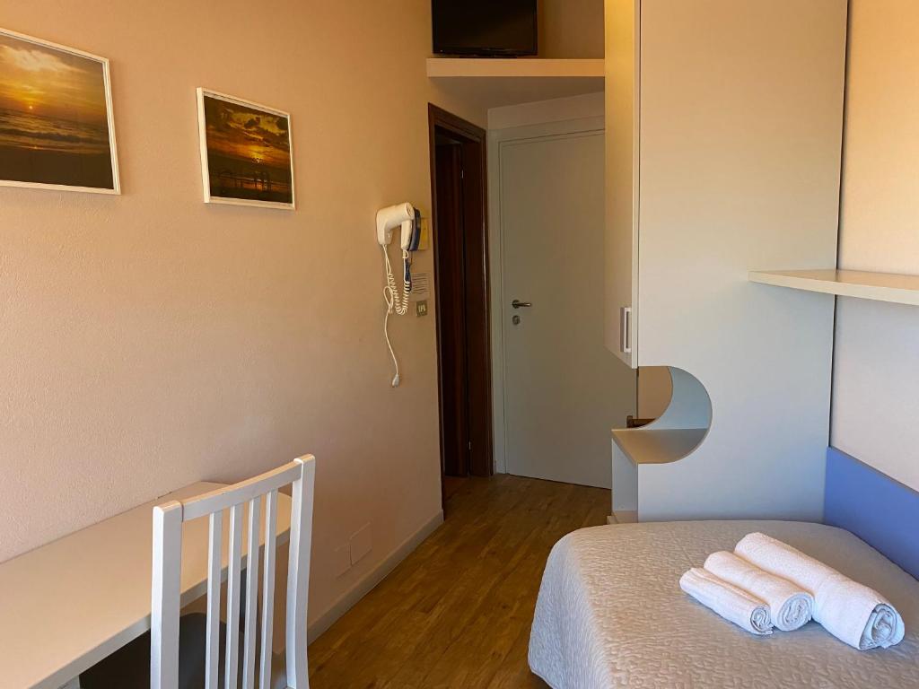 Postel nebo postele na pokoji v ubytování Hotel Moderno - Bed & Breakfast