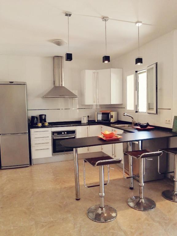 Kuchyň nebo kuchyňský kout v ubytování Casa Hokie