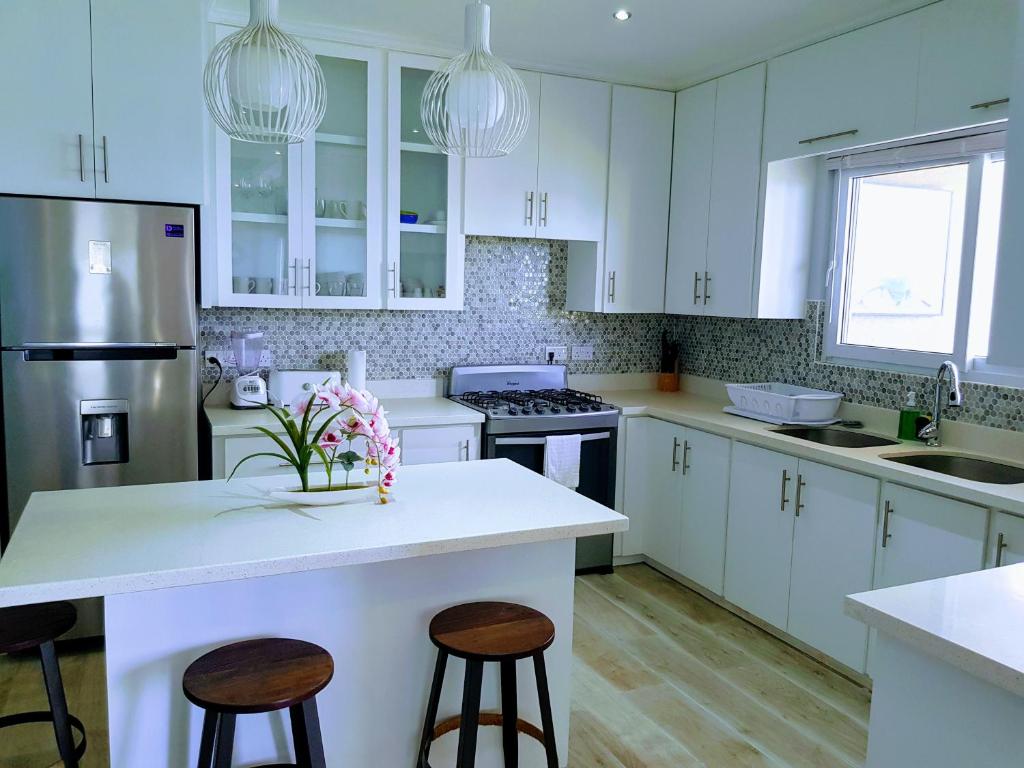 Kuchyň nebo kuchyňský kout v ubytování Ocean Crest Villas