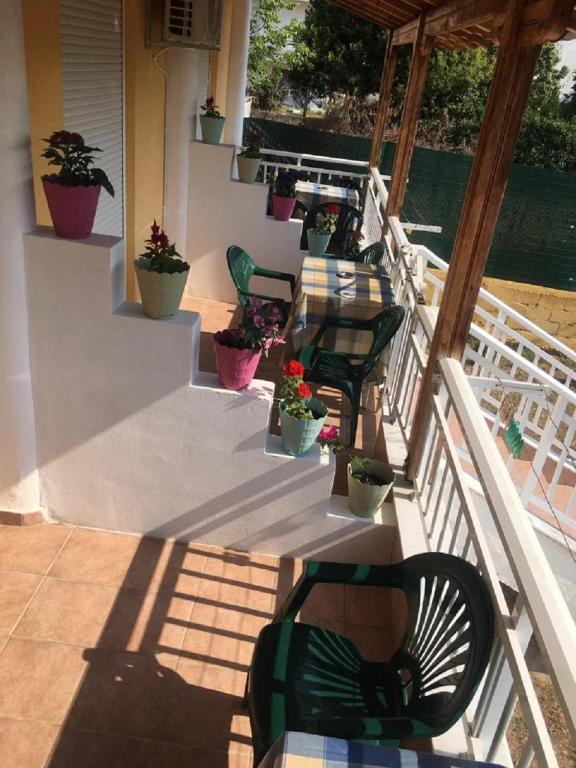 Balkón nebo terasa v ubytování PLAZA Studios