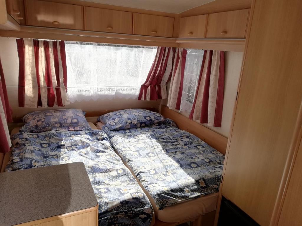Postel nebo postele na pokoji v ubytování Camping Mauritius
