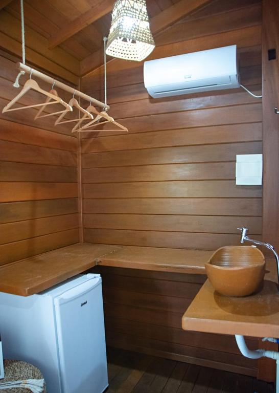Kuchyň nebo kuchyňský kout v ubytování Pousada Villa del Lótus