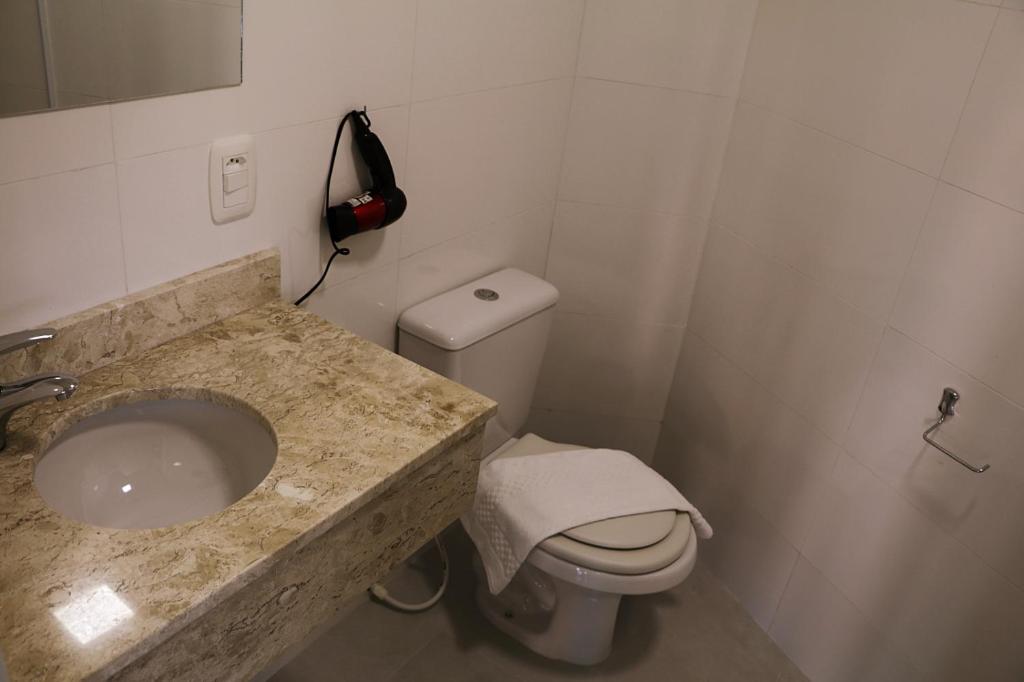 Koupelna v ubytování POUSADA GERMÂNICA