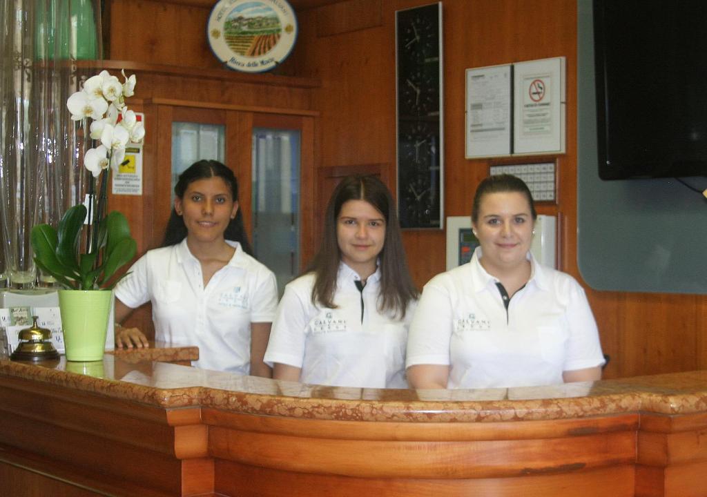 Členové personálu v ubytování Hotel Galvani