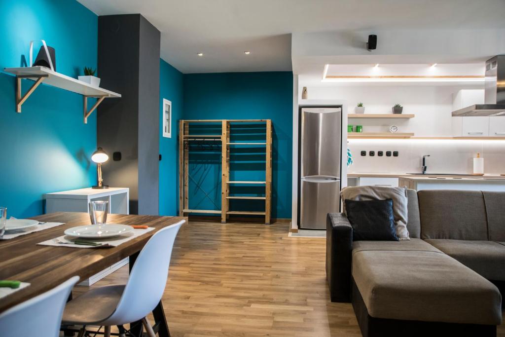 Kuchyňa alebo kuchynka v ubytovaní Modern Apartment