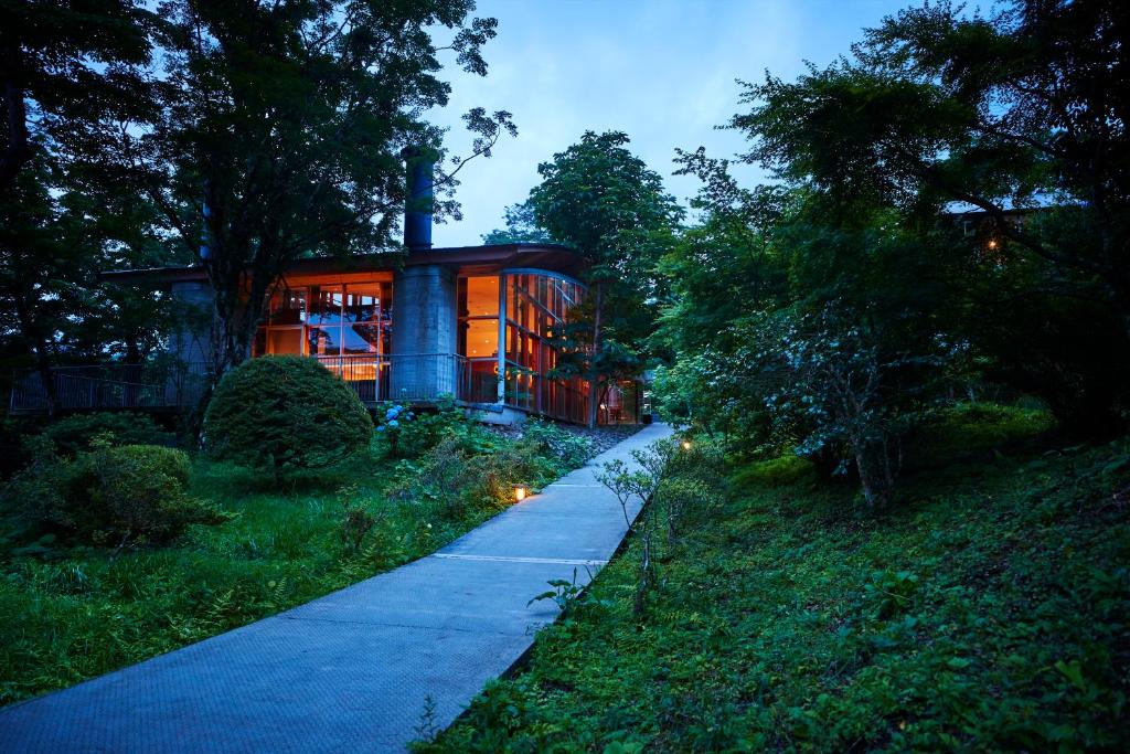 Zahrada ubytování Hakone Retreat Före