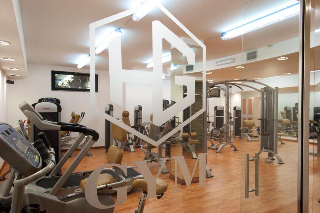 Centrum fitness w obiekcie Hotel Grillo