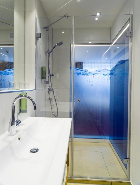Koupelna v ubytování Hotel Asemann Planegg