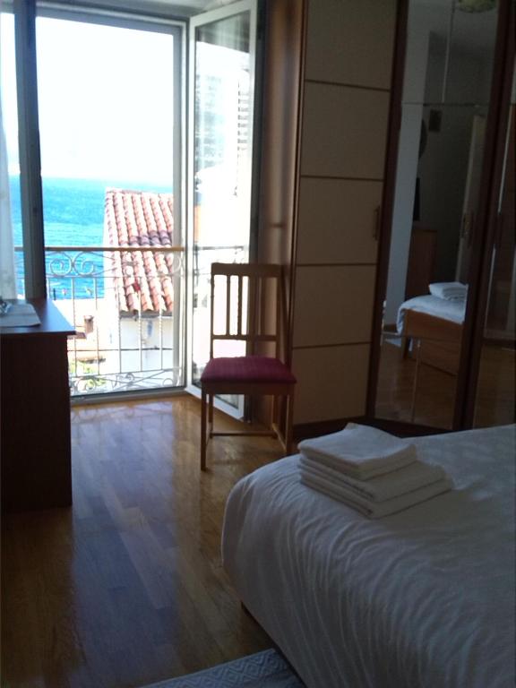 Postel nebo postele na pokoji v ubytování Rooms Katica