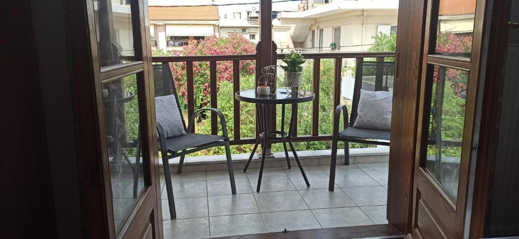 Balkón nebo terasa v ubytování Villa Evgenia(Leonidas)