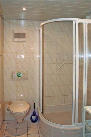 Koupelna v ubytování Hotel Pension Pamina