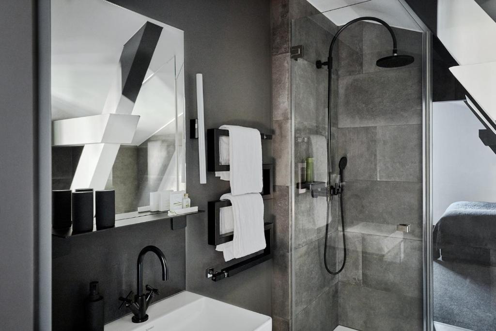 Koupelna v ubytování Landhaus Flottbek Boutique Hotel