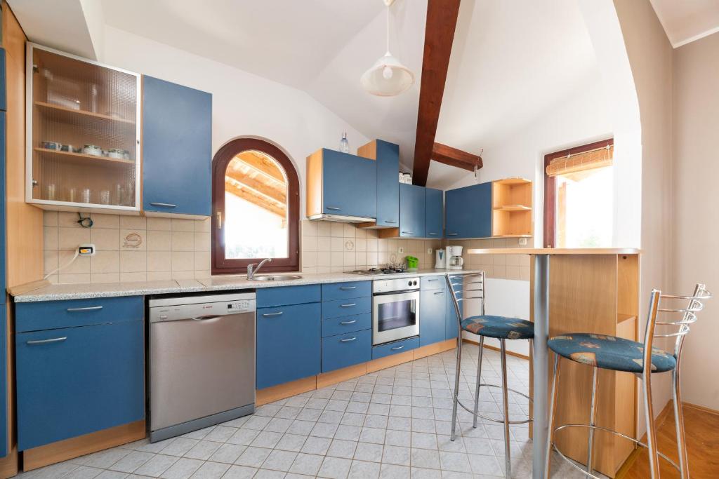 Kuchyňa alebo kuchynka v ubytovaní Apartman Petelin