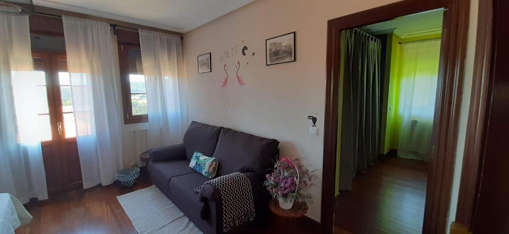 Posezení v ubytování Casa Rural Asitxo