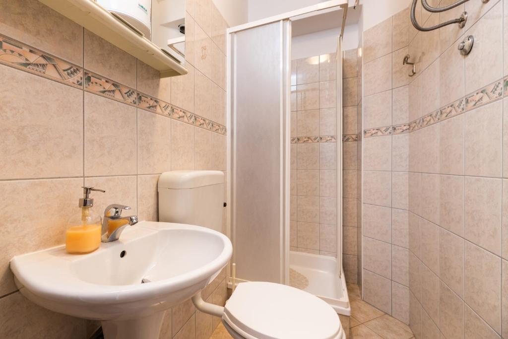 Kúpeľňa v ubytovaní Apartman Petelin