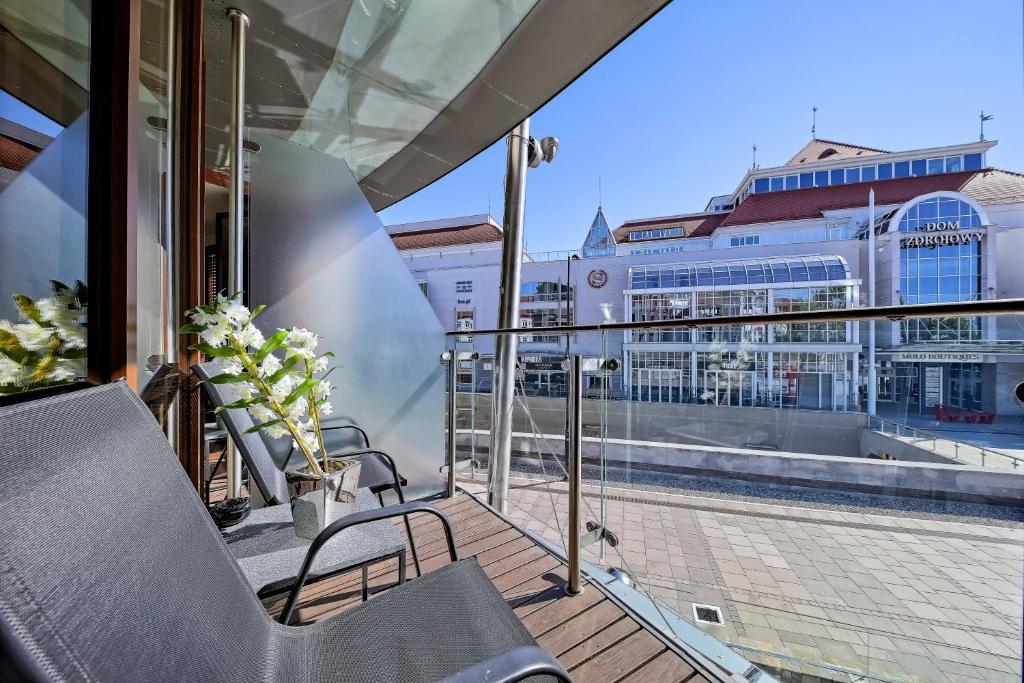 Balkón nebo terasa v ubytování Bayjonn Boutique Hotel