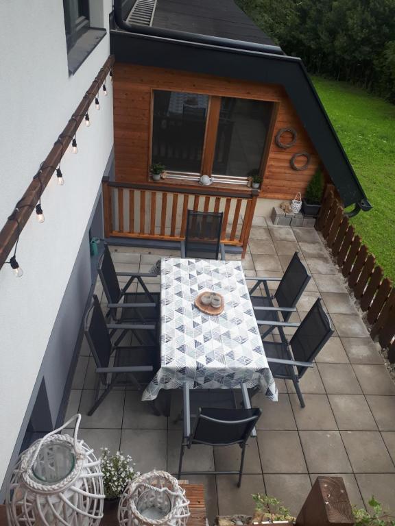 Balkón nebo terasa v ubytování Appartement Alpen Flair