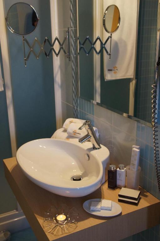Koupelna v ubytování B&B Alixia