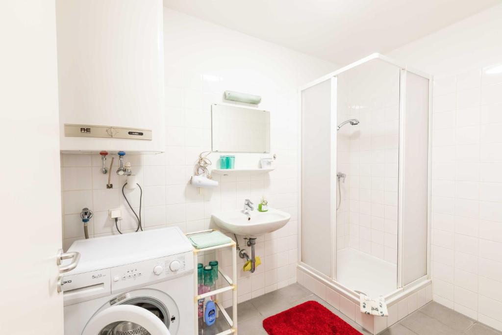 Koupelna v ubytování Ferienwohnung St. Pölten Rathausplatz
