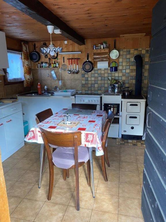 A cozinha ou kitchenette de Le Mazot