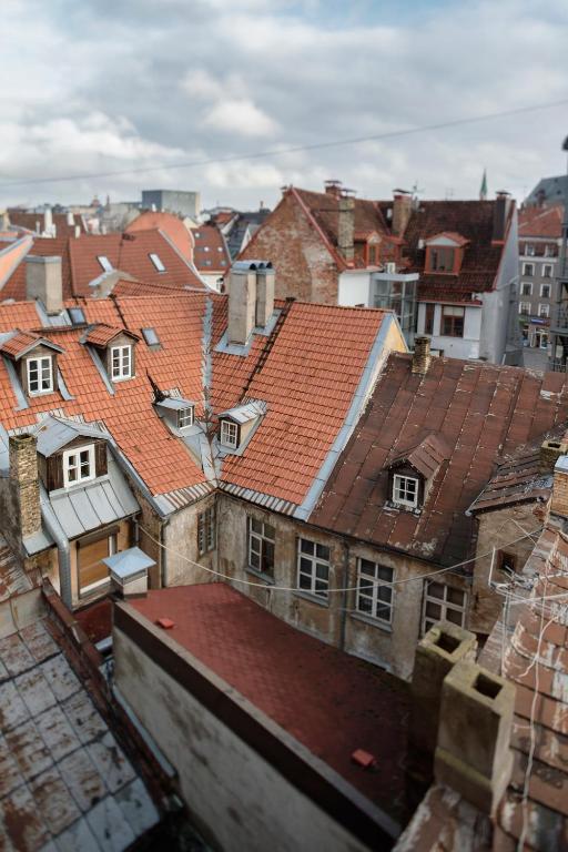 Nespecifikovaný výhled na destinaci Riga nebo výhled na město při pohledu z hotelu