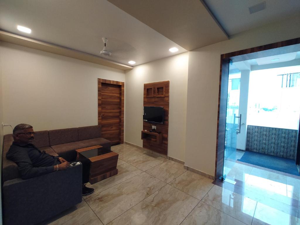 Posezení v ubytování Hotel Neelkamal