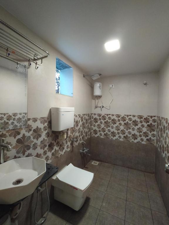 Koupelna v ubytování Hotel Neelkamal