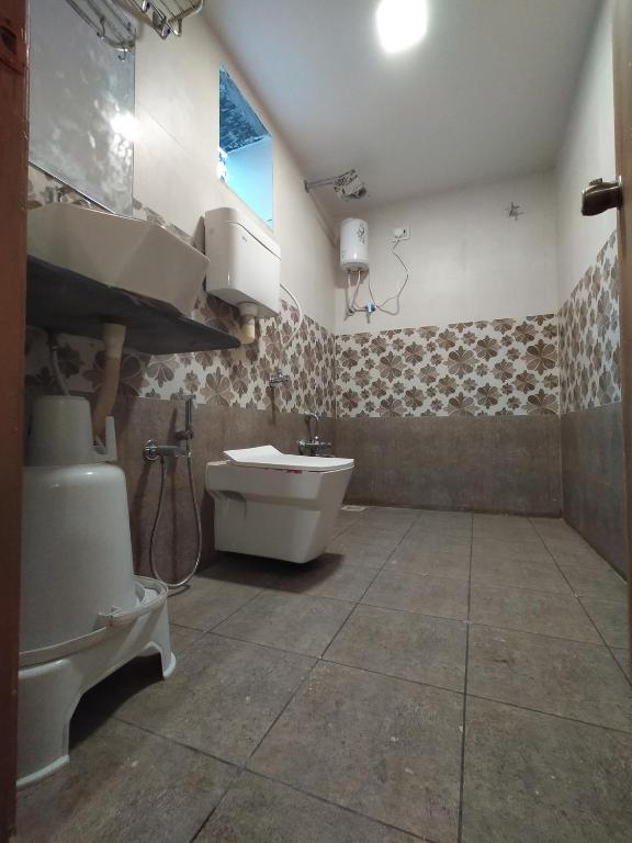 Koupelna v ubytování Hotel Neelkamal