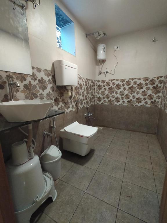 Koupelna v ubytování Hotel Neelkamal