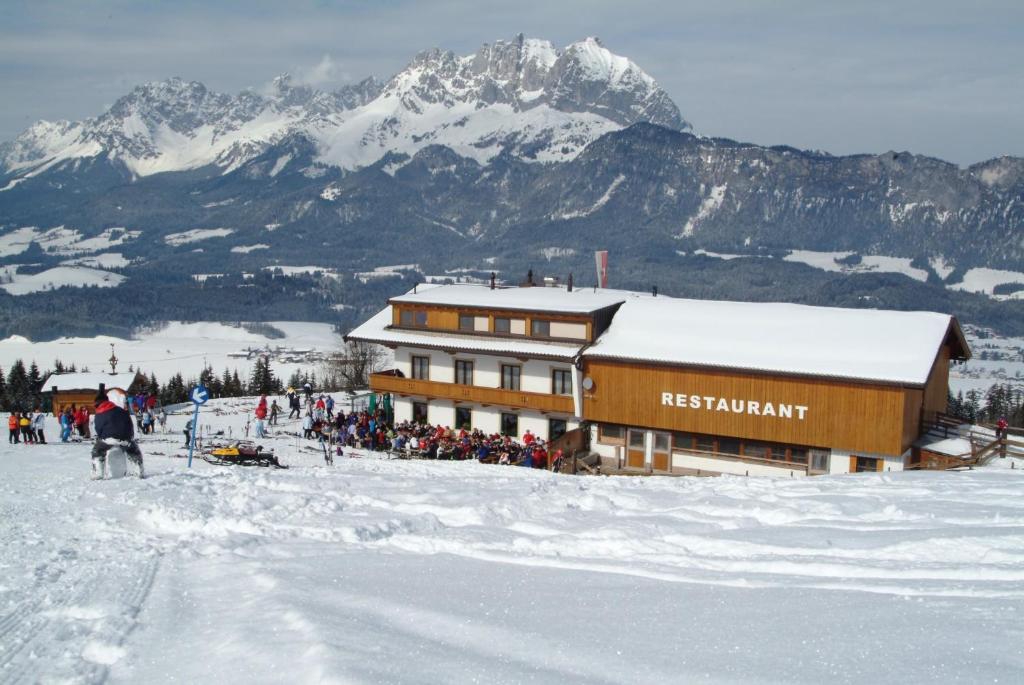 Alpengasthof Hirschberg v zimě