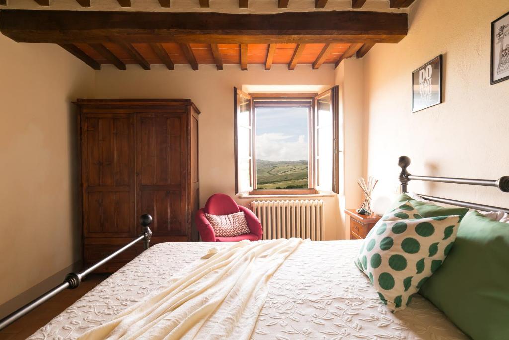Postel nebo postele na pokoji v ubytování Casa Franci