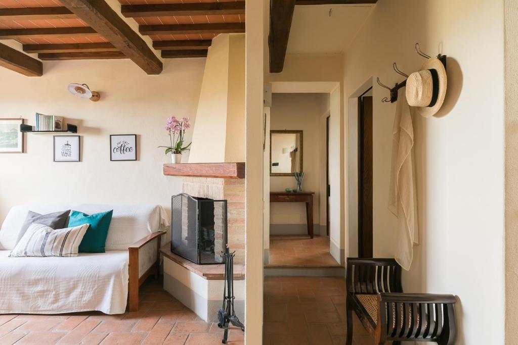 Postel nebo postele na pokoji v ubytování Casa Franci