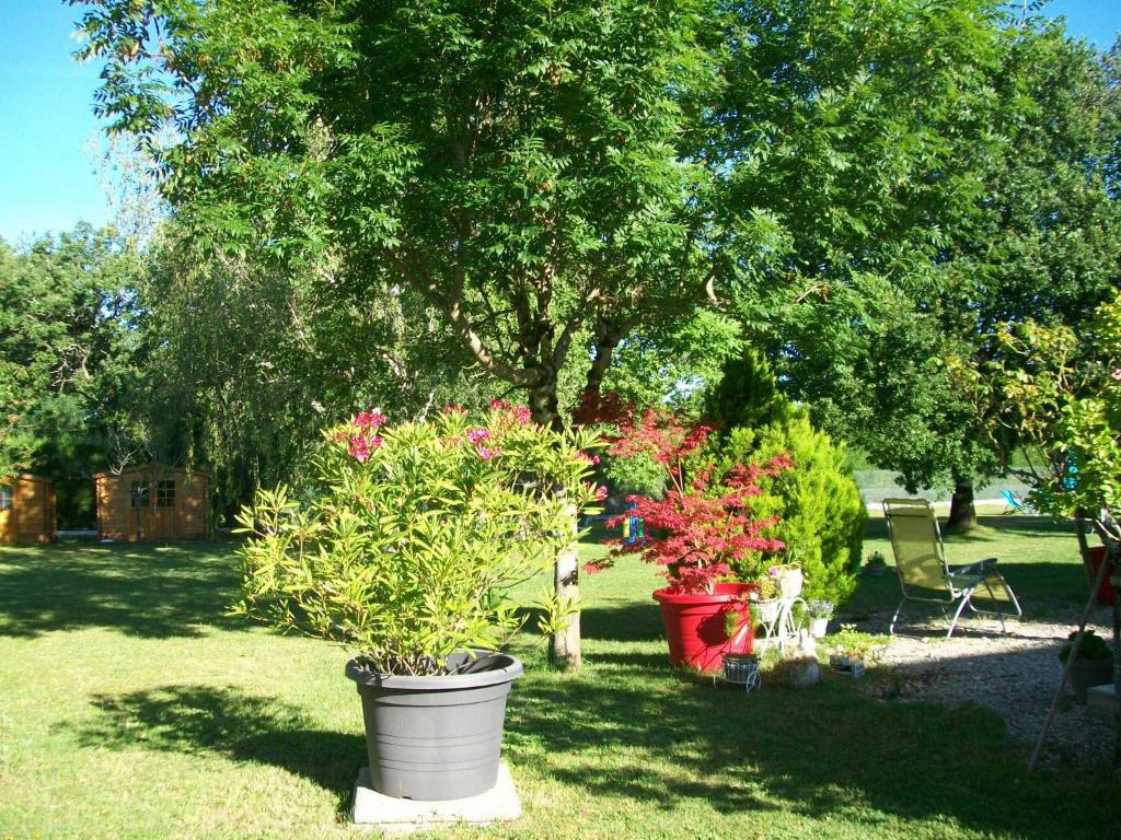 Zahrada ubytování Hotel au Charme du Levat