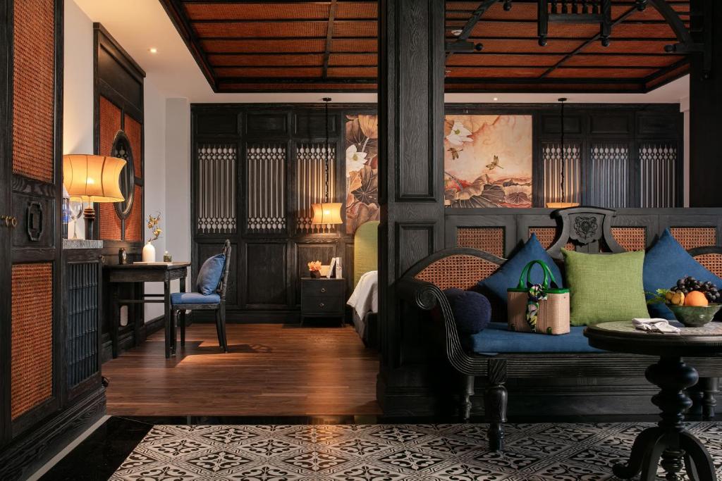 Posezení v ubytování Shining Riverside Hoi An Boutique & Spa
