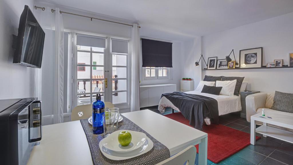 TV a/nebo společenská místnost v ubytování Myfaproject