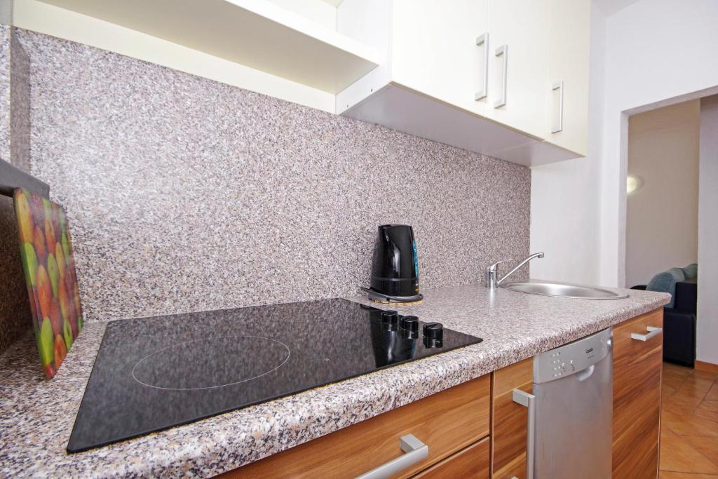 A kitchen or kitchenette at Apartments Silva